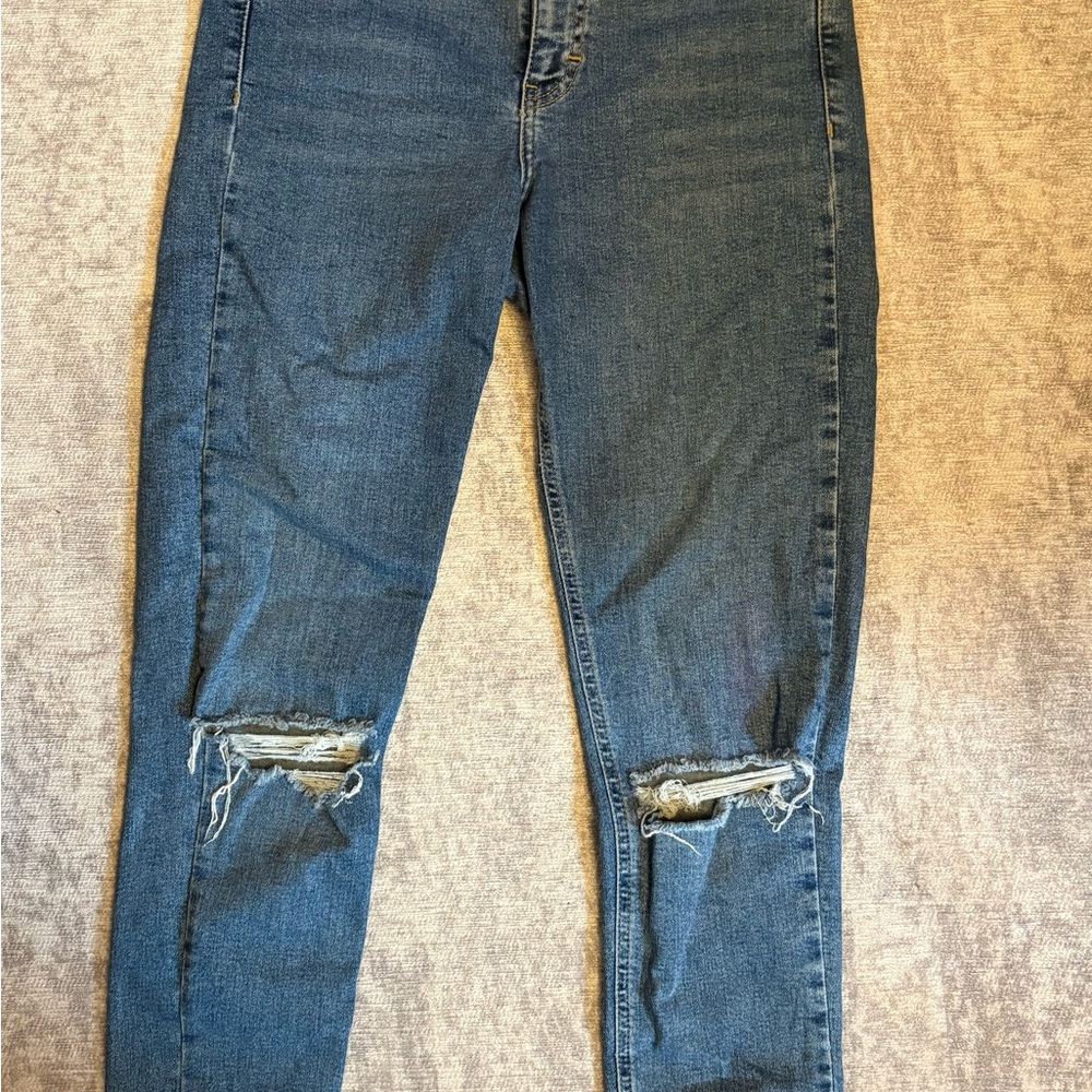 Topshop Distressed Women's Jeans